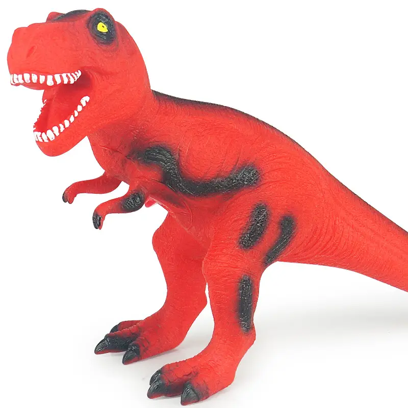 Modelo de alta simulación, juguetes para niños, modelo de dinosaurio de goma suave grande, juguetes de animales Tyrannosaurus Rex con sonido eléctrico