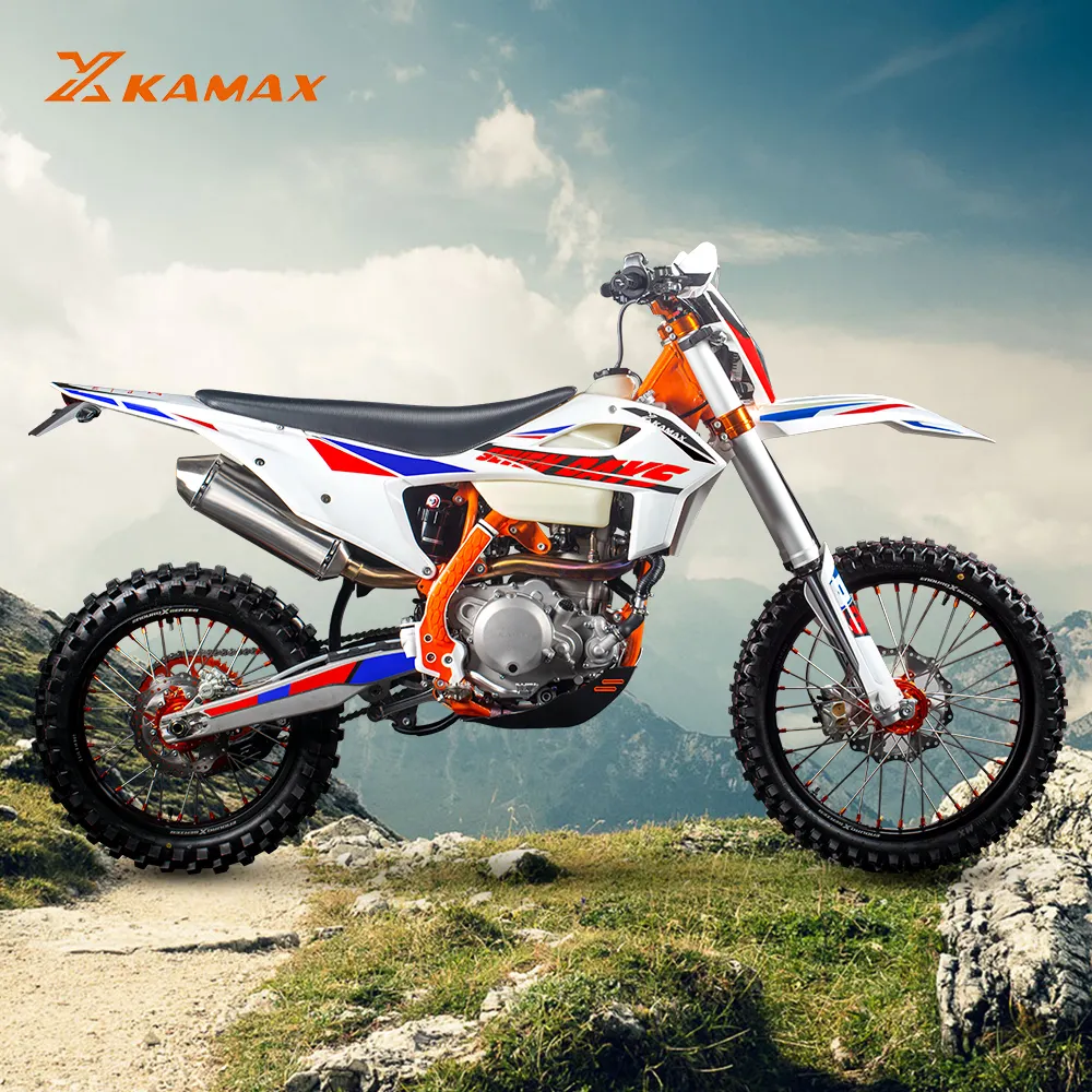 Kamax Motorcross 450cc 4 Tak Enduro Motor Trail Sepeda Motor Kustomisasi