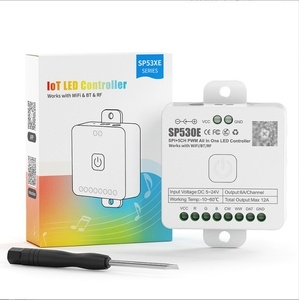 Одноцветный CCT RGB RGBW RGBCCT SP530E Alexa Google Home 2,4G RF пульт дистанционного управления BT Wifi Bluetooth SPI PWM все в одном IoT светодиодный контроллер - Product Image 2