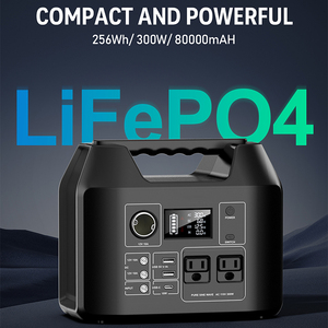 Factory <strong>Direct</strong> 300W Portable Power Station Fast Shipping LiFePO4 Pure Sine Wave MPPT Solar Panel Car Jump Starter Flashlight <strong>AU</strong> - Product Image 4