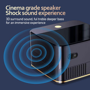 Projetor exterior alto do orador video do projetor do telefone celular do <span class=keywords><strong>Android</strong></span> do projetor 1080P pequeno para o filme/jogo
