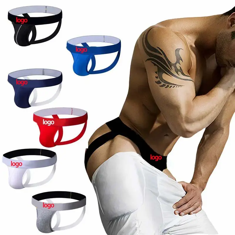 Wholesale briefs shorts underwear Thong men cotton comfortable custom sexy men's underwear Gay men's underwear