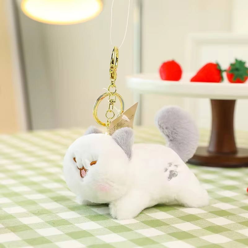 Gray pawing claw kitten-4 inches