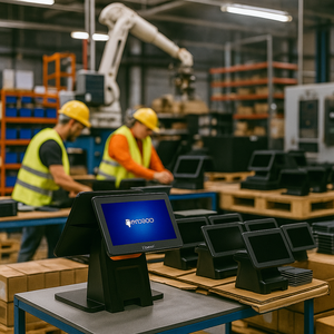 Liverdol Hot Nhà cung cấp bán buôn màn hình cảm ứng kép kiểm tra truy cập tiền mặt đăng ký đầy đủ <span class=keywords><strong>POS</strong></span> hệ thống máy với QR Máy quét mã - Product Image 5