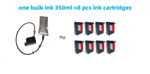 Kırmızı yedek HP 45 toplu mürekkep kartuşu ile INCODE 45si 2580 2590 eko-solvent mürekkep püskürtmeli el yazıcısı çevrimiçi doldurulabilir - Product Image 5