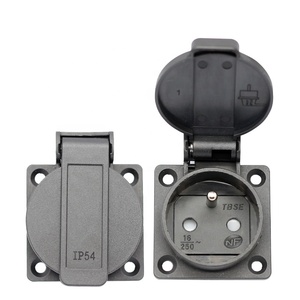 NEMA Plug European Connection South Korea Power <strong>Socket</strong> IP54 German Waterproof <strong>Socket</strong> EU <strong>Socket</strong> With - Product Image 1
