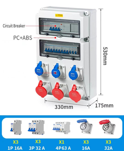 DAMO Novo <span class=keywords><strong>Design</strong></span> Caixa De Manutenção De Equipamentos Elétricos Caixa De Energia Elétrica Ip67 À Prova D' Água Elétrica <span class=keywords><strong>Plug</strong></span> <span class=keywords><strong>Socket</strong></span> Box
