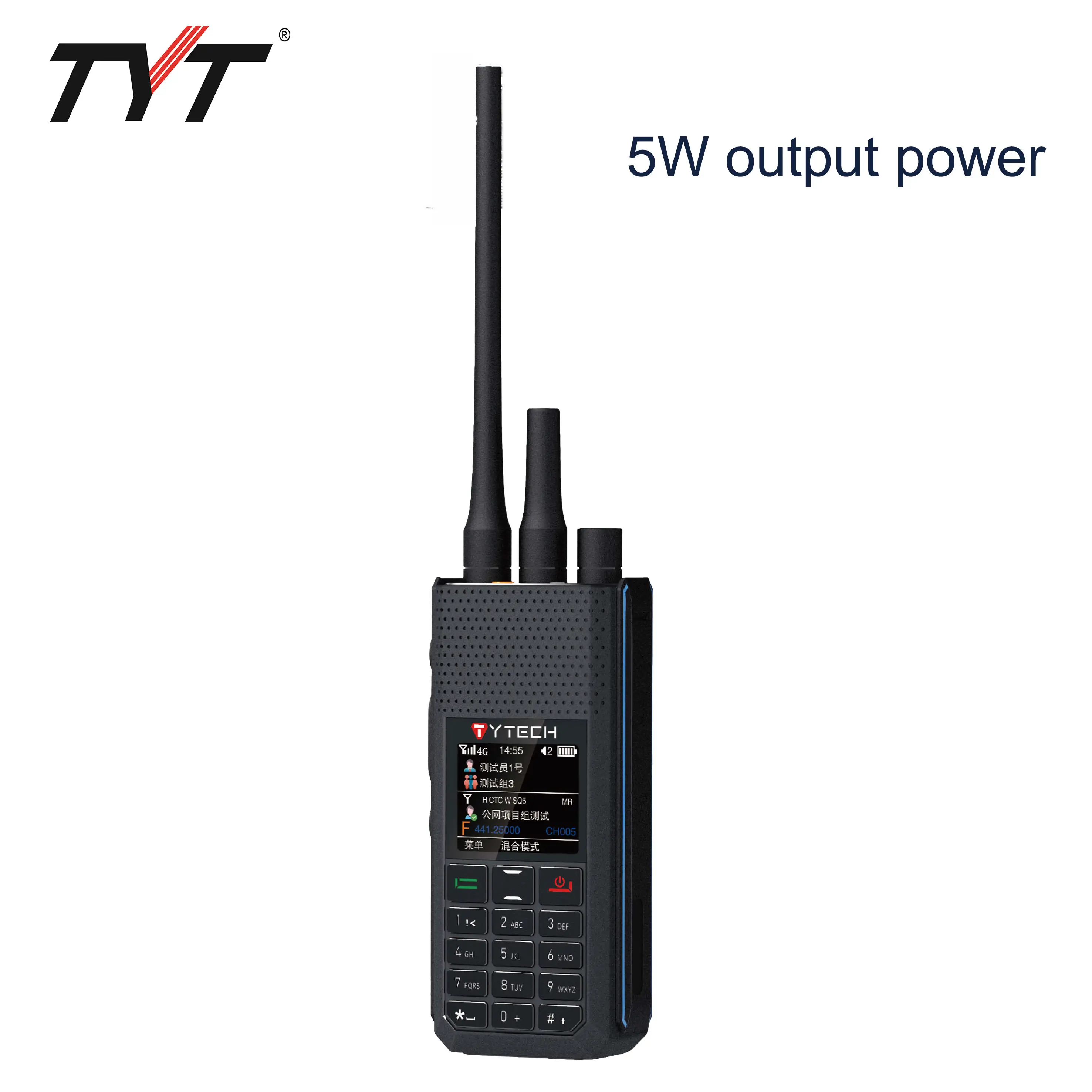 TYT IIP-89 듀얼 모드 POC + DMR 듀얼 PTT 라디오 GPS 추적 simr 카드 4G 라디오 dmr 무전기