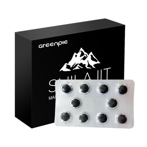 Greenpie Shilajit Tablets Mantain Strength Support Joints and Bones Diary Supplement Himalayan Shilajeet Fulvic Acid - Product Image 1