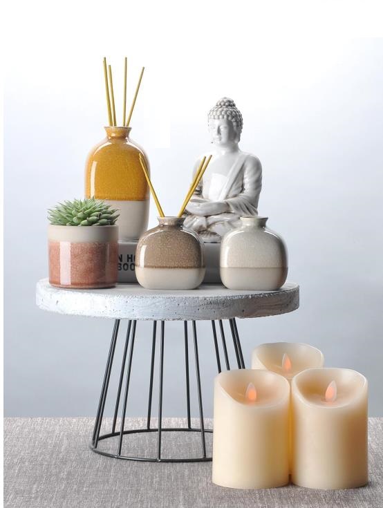 Wholesales Modern Small Cute Narrow-mouth Glazed Ceramic Flowervase