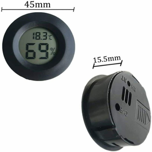 Mini Digital Thermometer Hygrometer Temperature <strong>Humidity</strong> Indoor <strong>LCD</strong> <strong>Display</strong> Home <strong>Sensor</strong> Computer Room Kitchen Home Supplies - Product Image 3