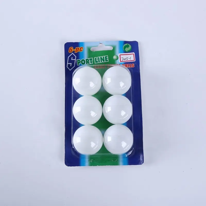 Balles de tennis de table de haute qualité de 40 mm de diamètre avec logo personnalisé Ensemble de balles de ping-pong