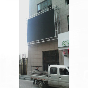 หน้าจอ LED กลางแจ้ง P8โมดูล LED สีเต็มรูปแบบ256มม. x 128มม.