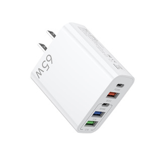 65W PD Fast Charger EU US UK 2 Type-c 3 <strong>USB</strong> 5 Five Port <strong>Multiple</strong> <strong>Output</strong> <strong>Adapter</strong> Mobile Phone Travel Wall Charger for macbook - Product Image 6
