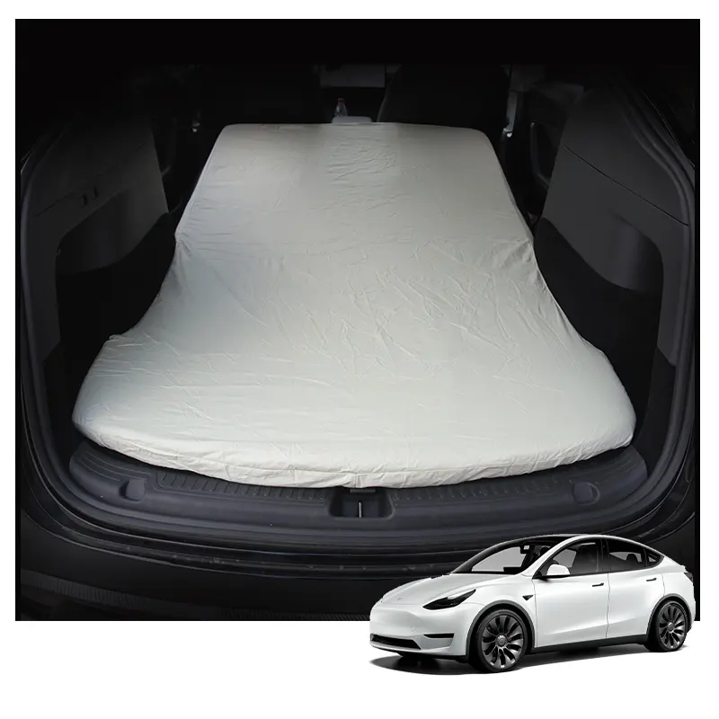 Colchão de ar inflável para cama de carro, cama de ar modelo 2021 3, acessórios para tesla modelo y