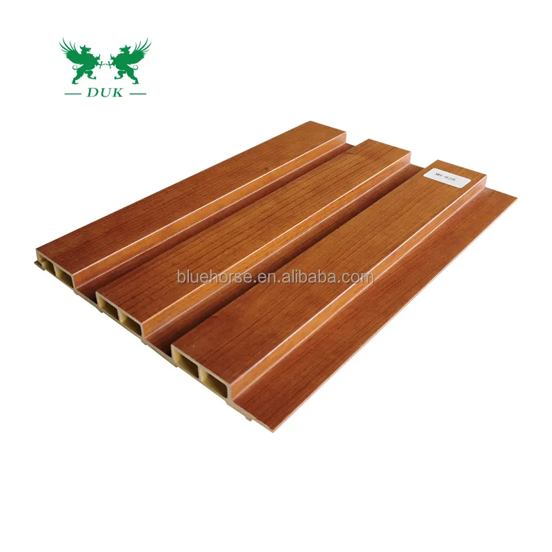 Panel de madera de plástico WPC para decoración Interior, Material nuevo y moderno, precio barato
