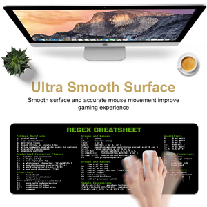 Alfombrilla de ratón para juegos grande extendida XL, borde cosido antideslizante, teclas de acceso directo de Excel REGEX, hoja de trucos, teclado de hoja de cálculo de oficina para PC - Product Image 6