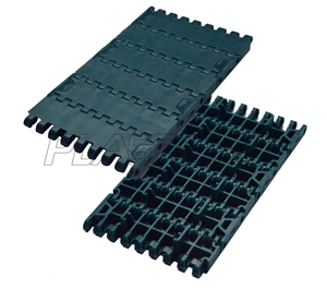 POM PP Plastic Bottles Glass Transportation PL 1000 Flat Top Conveyor Modular Belt with <strong>Positrack</strong> for Storage Bottle Machine - Product Image 1