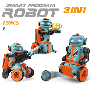 Gehender intelligenter Roboter Programmierung Kontrolle Spiel Fußballschießen Griff RC Roboter pädagogisches Bauspielzeug