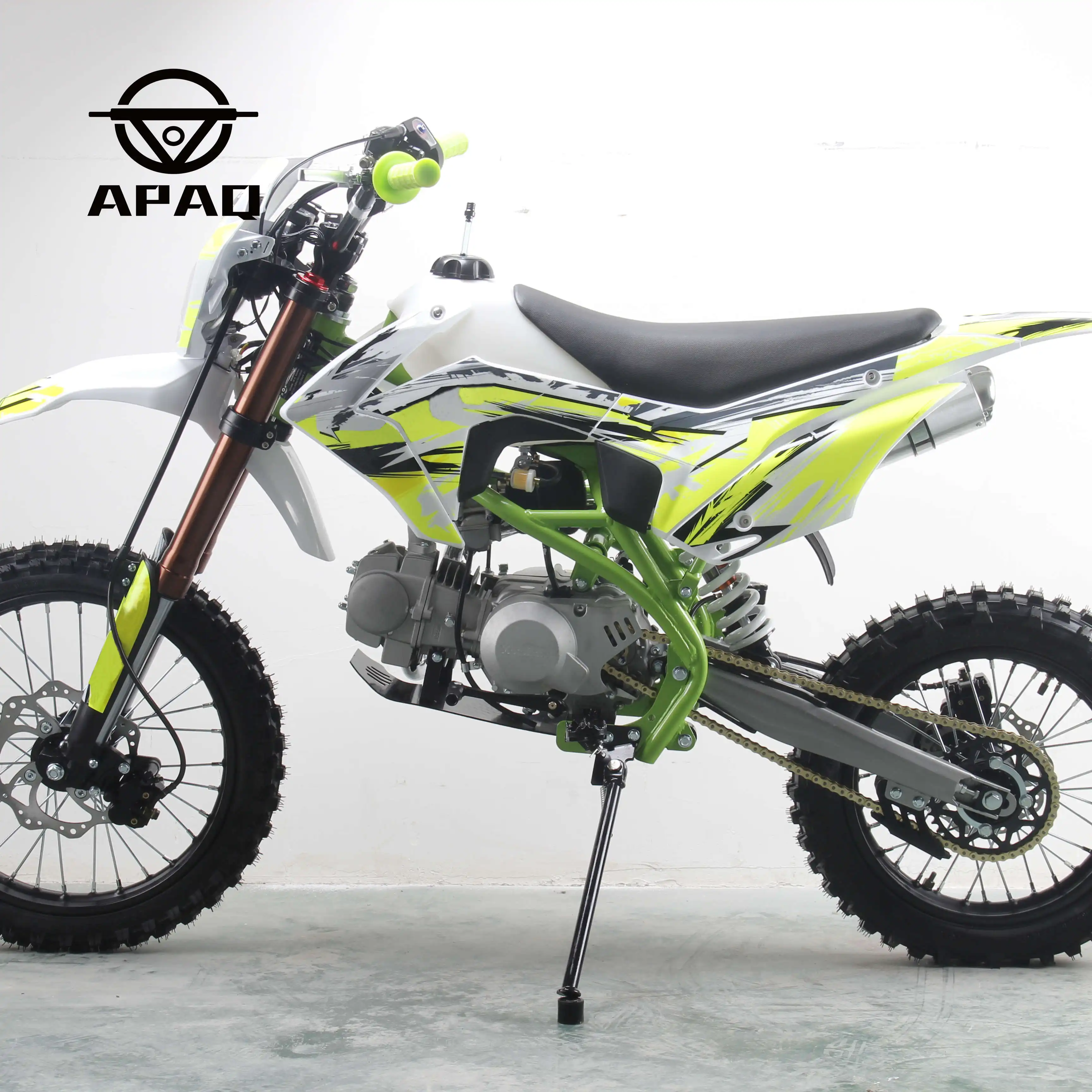 Apaq 125cc dirt bike 17-14 roda off-road motocicletas