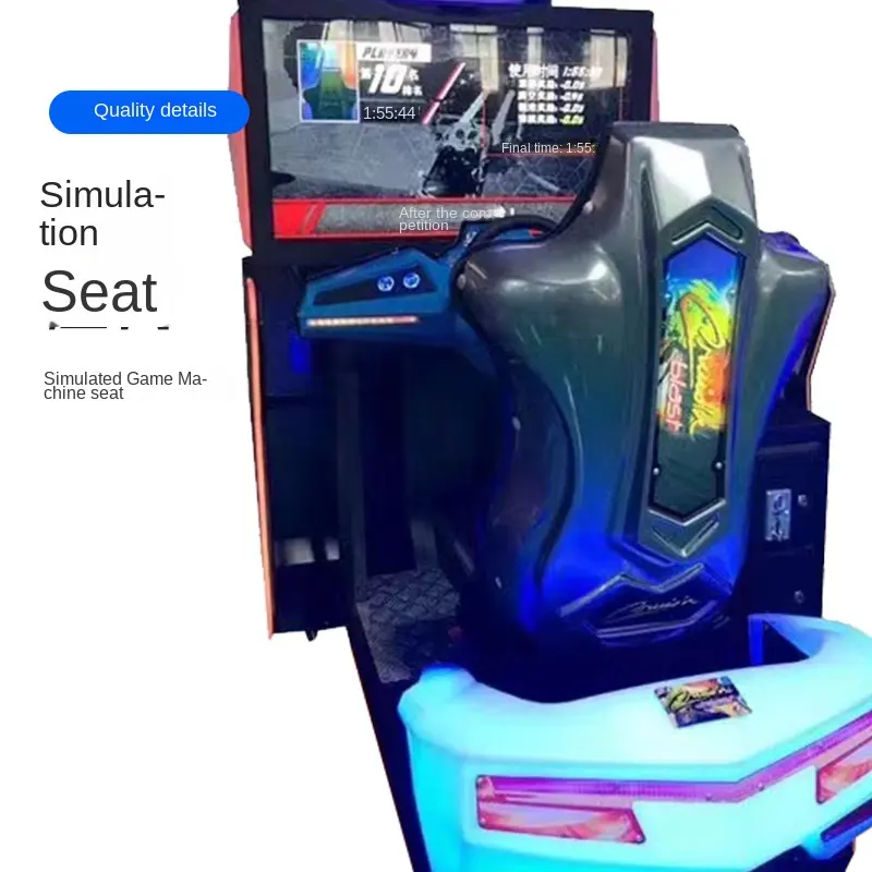 Hot Sale Dynamic Simulator Car Racing Game Machine with Coin-Operated Game for Arcade Amusement Video Center