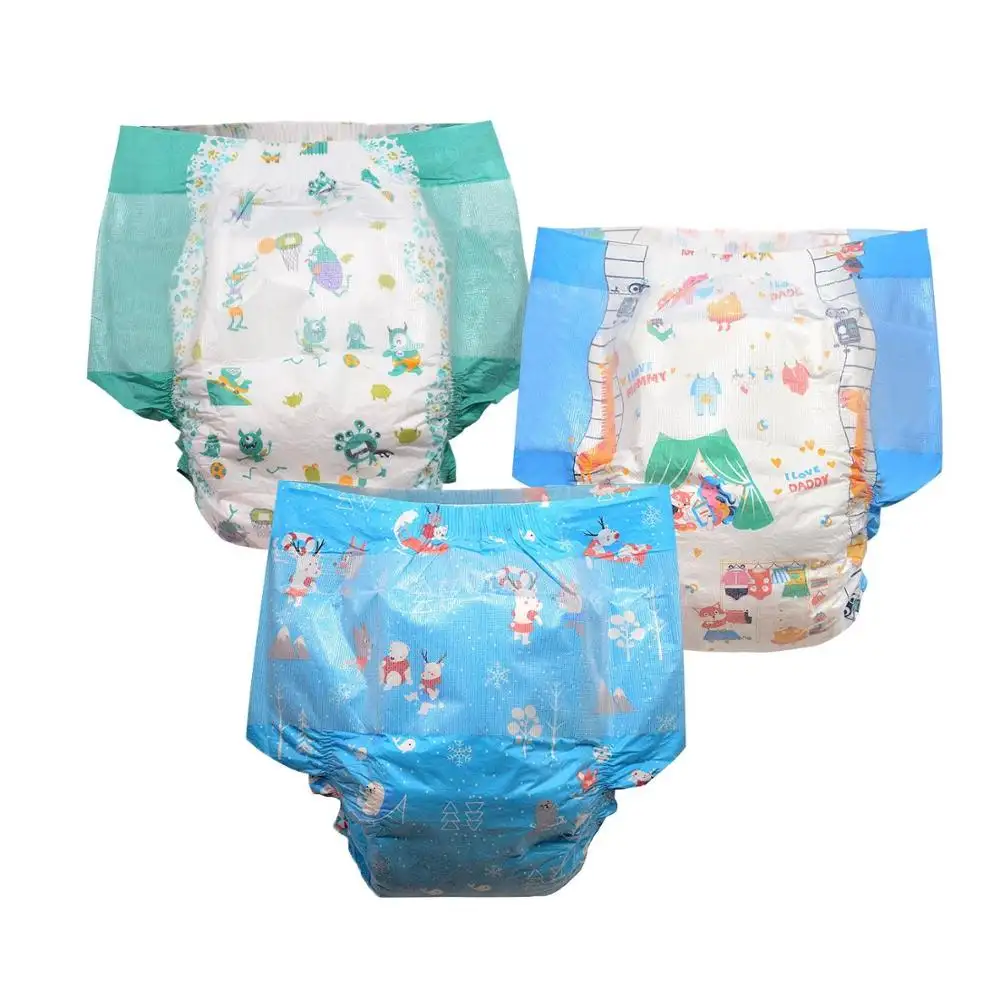 Одноразовые подгузники для взрослых и младенцев с принтом на заказ