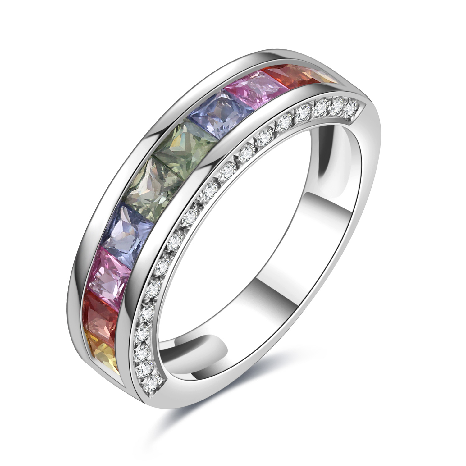 Or blanc 18K