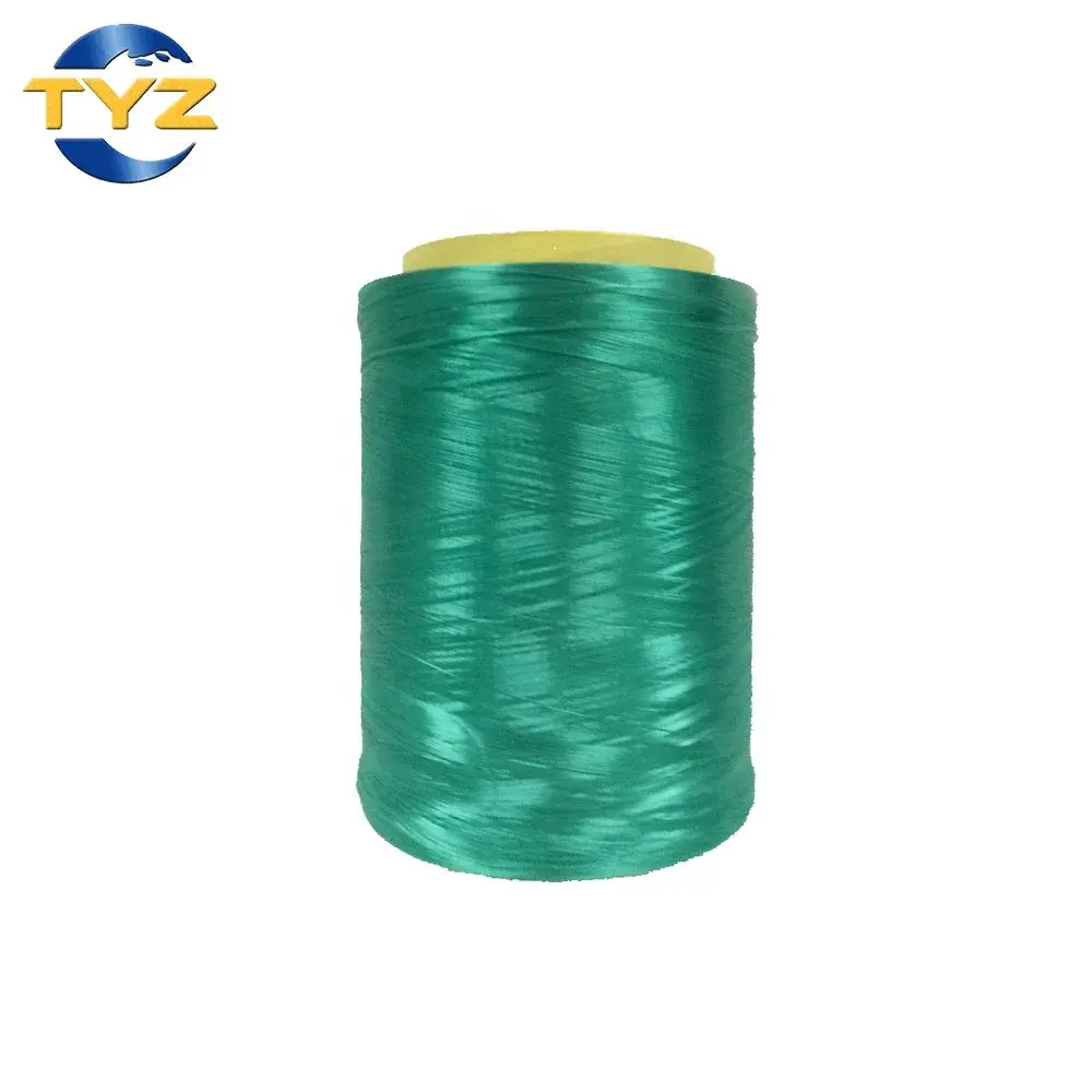Цветная пряжа UHMWPE или HPPE, красочное волокно для плетеной лески