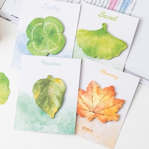 Creative <strong>Shaped</strong> Leaf Note Small Fresh n Times Stick Student Office <strong>Memo</strong> Notes Note <strong>Paper</strong> - Product Image 4