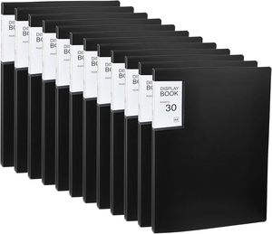 แฟ้มใส่เอกสารสำนักงาน/ธุรกิจ/โรงเรียน แบบกันน้ำ ทนทาน ขนาด A4 30 ช่องใส สำหรับเก็บเอกสาร/งานนำเสนอ/แฟ้มโชว์ผลงาน - Product Image 1