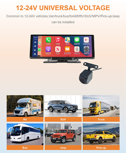 10.26 Inch Touch Screen <strong>Monitor</strong> Wifi GPS Front Rear Car DVR Dual Lens Reversing Aid Backup Camera Car 4K 1080P Backup Camera - Product Image 5