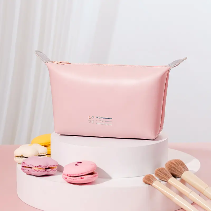 Makeup Bag Portable Travel pu Cosmetic Bags for Women Small Zipper Pouch Make Up Organizer Waterproof