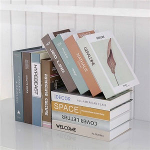 Tasarım markaları katlanır katlanabilir kanal kitap sonu modern dekorasyon dekoratif sahte kitap kutusu sehpa tasarımcı dekor kitapları - Product Image 4