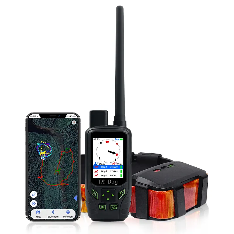 GPS per cani da caccia e collare 4G e con funzione di allenamento tracker per cani da caccia a lunga distanza di alta qualità di vendita calda