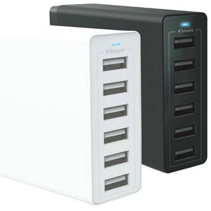 6 USBデスクトップマルチポート携帯電話充電器6ポート10A急速充電携帯電話タブレット電源充電ヘッド