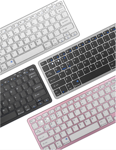 Miniteclado inalámbrico con modo dual, dispositivo recargable, 78 teclas, para tableta, teléfono, portátil - Product Image 4
