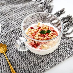 トレイ付き大容量かわいいガラスウォーターカップステンレス鋼朝食コーヒーミルクカップティーボトル家庭用ギフト - Product Image 3