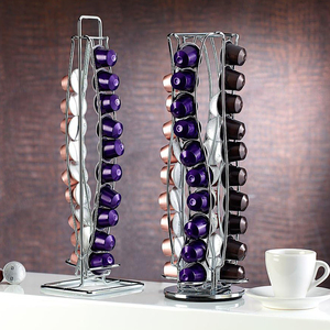 Tốt nhất xoay cà phê nồi viên nang chủ lưu trữ Đường Hộp Thanh xi-rô Spinner tổ chức keurig cup hiển thị Cà phê Pod giá - Product Image 1