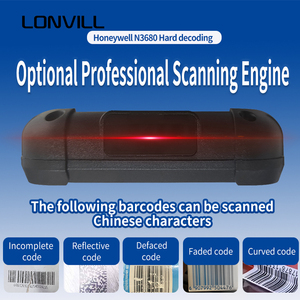 LONVILL pda scanner di codici a barre con finestre 10, a buon mercato palmare PDA windows 10 raccoglitori di dati in - Product Image 5