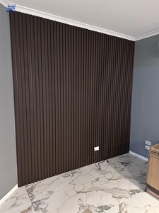 Revêtement mural extérieur moderne au design 3D Revêtement de clôture en <span class=keywords><strong>composite</strong></span> extérieur imperméable et ignifuge - Product Image 2