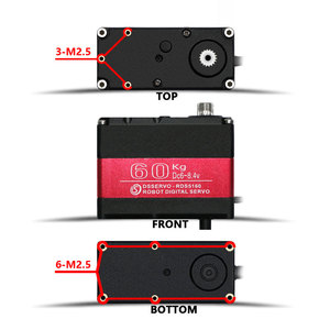 Dsservo RDS5160180度高トルクデジタルサーボ60KGサーボロボティクスサーボモーター用 - Product Image 5