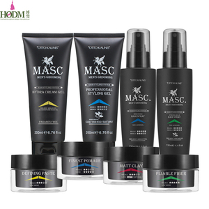 OEM özel etiket mens bakım kenar kontrolü organik argan yağı paraben ücretsiz sert mat modelleme kil - Product Image 6