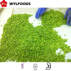 BRC sertifikalı IQF organik soyulmuş Edamame (soya) taze dondurulmuş bütün çekirdek sebze yaprak filiz çeşitli top desen GMO - Product Image 5