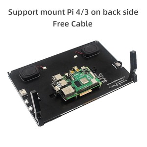 10,1-Zoll-IPS-LCD-Display für Raspberry Pi 5/4 Touchscreen 1024x600 / 1280x800 Display mit Halter Monitor - Product Image 4