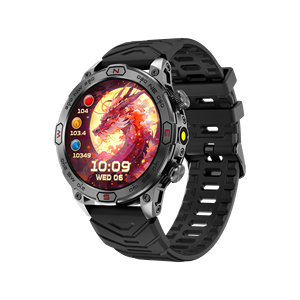 KC86 AI Voice Assistant 1.43''AMOLED 466*466 1AMT Waterproof Heart Rate Monitor for <strong>Android</strong> <strong>IOS</strong> Sport Compass Smart Watch - Product Image 2