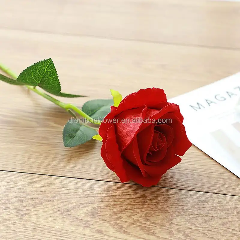 هدية عيد الحب زهرة اصطناعية وردة حقيقية الورود الاصطناعية برأس واحد H21