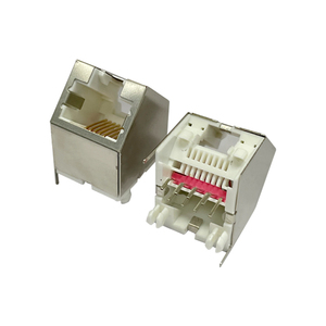 45 derece 8P8C ağ üst giriş RJ45 jack dişi konnektör rj45 modüler jack pcb jack konektörü ethernet rj45 konektörü - Product Image 1