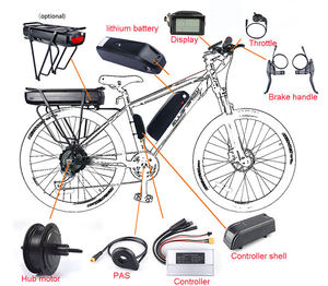 Yüksek güçlü elektrikli bisiklet kiti 3000w 5000w elektrikli bisiklet bisiklet dönüşüm kiti - Product Image 4