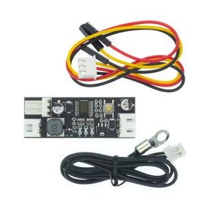 12V 0.8A DC <strong>PWM</strong> 2-3 Single Wire Fan <strong>Temperature</strong> Control Speed <strong>Controller</strong> Chassis Computer Noise Reduction Module NTC B50K 3950