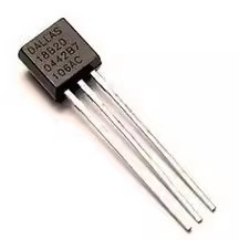 DS18B20 Marcado 18B20 Nuevo Sensor de temperatura original Termómetro digital Serial (1 cable) 3 pines 12Bits TO-92 DS18B20 + - Product Image 4